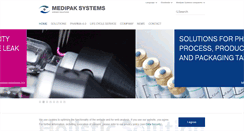 Desktop Screenshot of medipak-systems.com